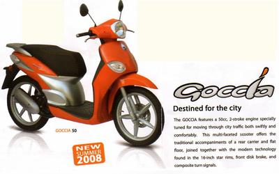 Keeway Goccia 50 - Keeway robogó - Új eladó robogók - Webrobogó