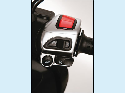 Piaggio MP3 250 - háromkerekű robogó - kezelőgombok