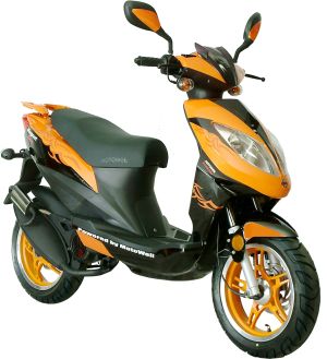 Motowell Magnet Sport - narancssárga, fekete