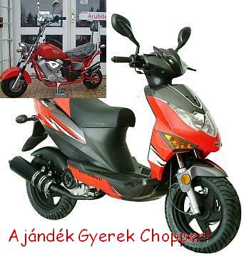 Motowell Magnet 4T robogó - Ajándék Gyerek Chopper - Webrobogó